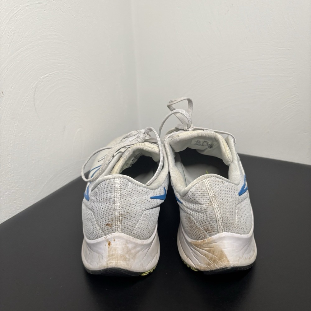 Nike Air Zoom Pegasus 38 Shoes Mens Size 13 White Blue Green Running CW7356-103 - Picture 4 of 8